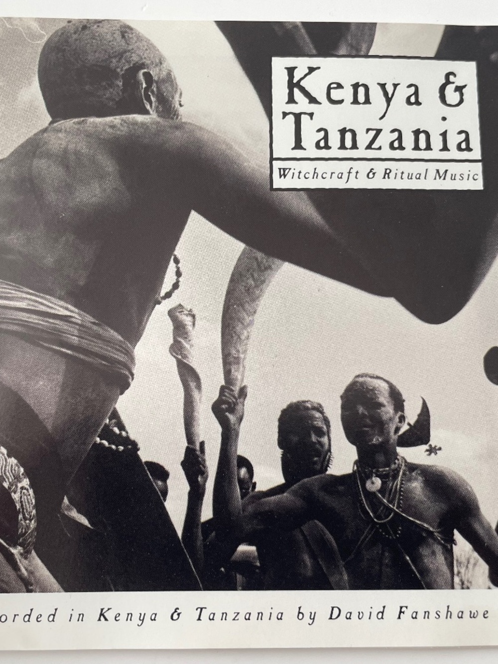 CD Kenya Tanzania Witchcraft Ritual Music David Fanshawe Elektra Nonesuch